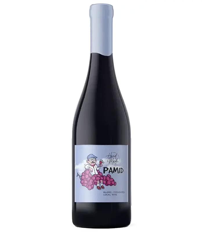 Вино Червено Загрей Хенд Мейд Памид 0.750 - Champagne Wine Shop