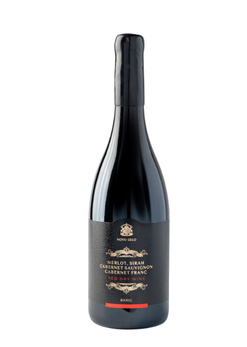 Вино Червено Ново Село Мерло/ Сира/ Каб.Совиньон/ Каб.Фран 0.750 - Champagne Wine Shop