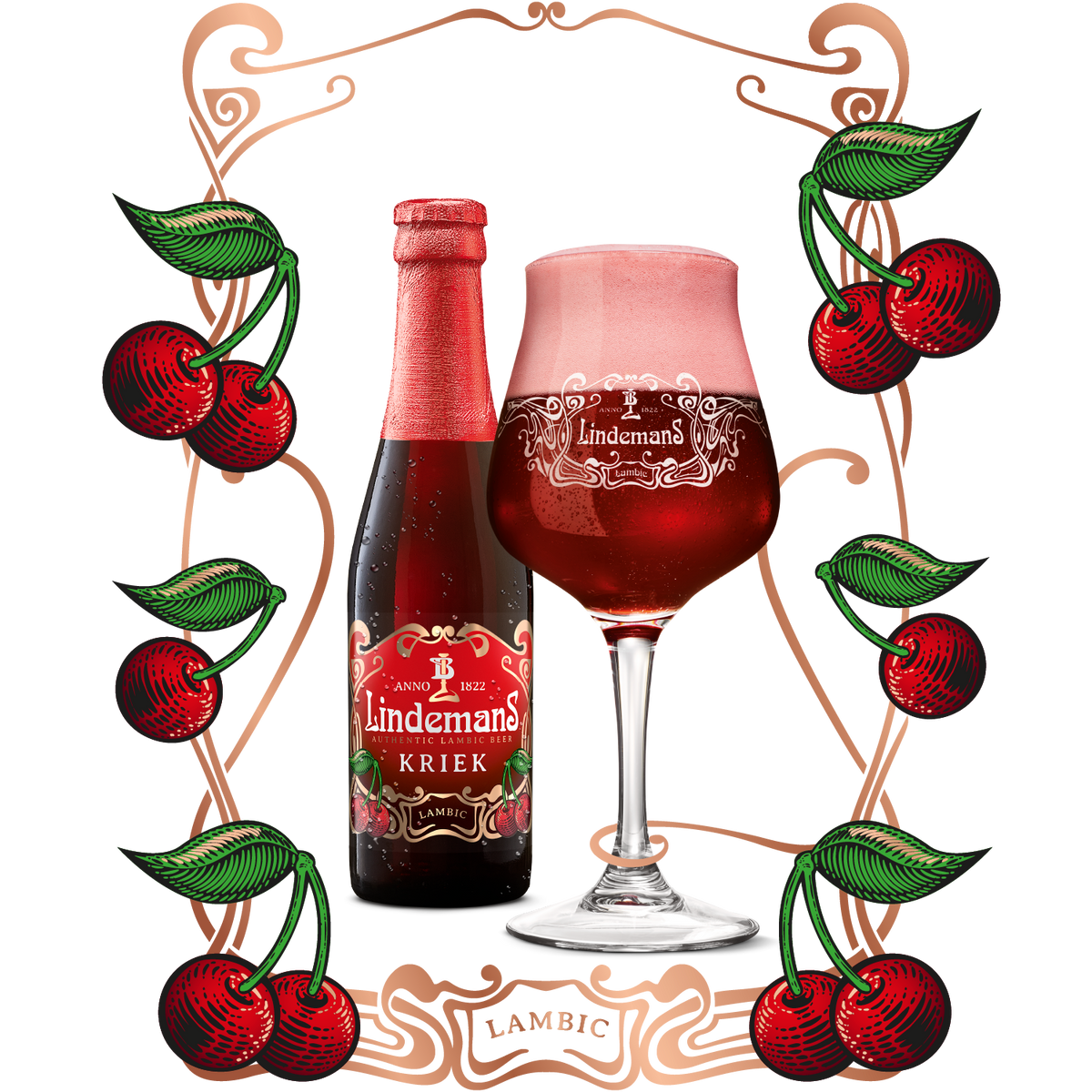 Lindemans Kriek Beer 0.25L bottle