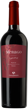 Вино Червено Касалфарнето Мераго Марке Росо 0.750